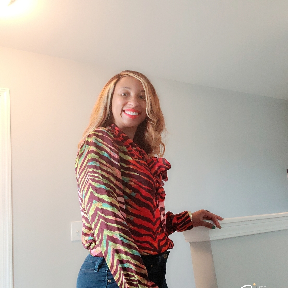 Tiger Stripes Rainbow Blouse